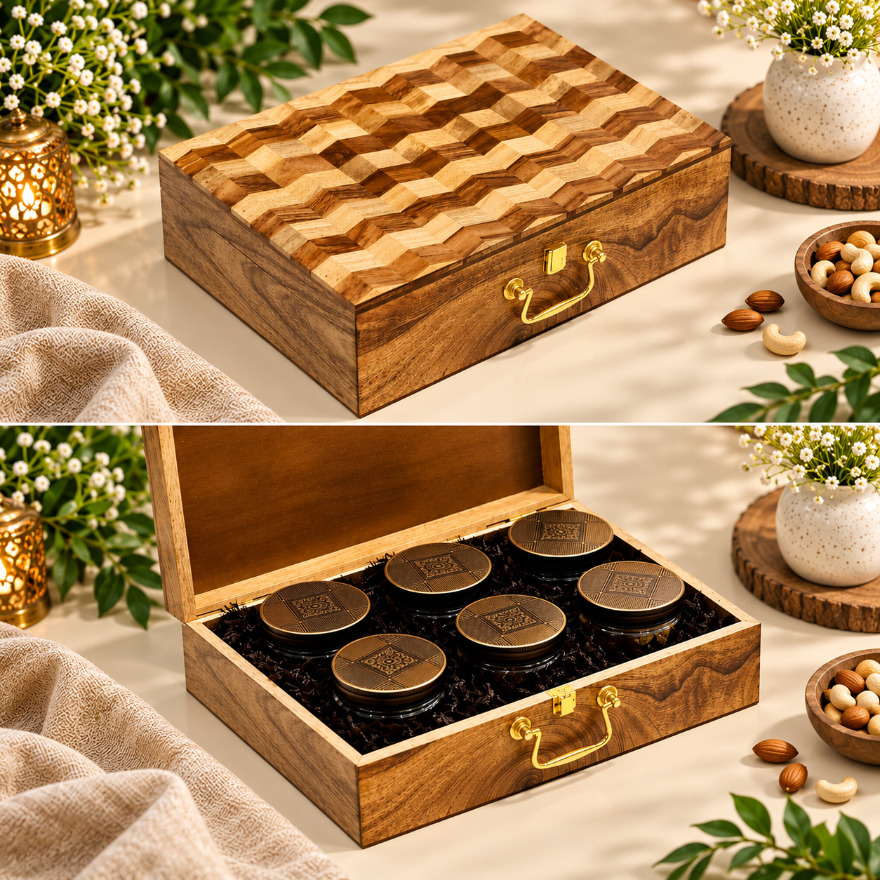 ROSEWOOD BOX 6 JAR