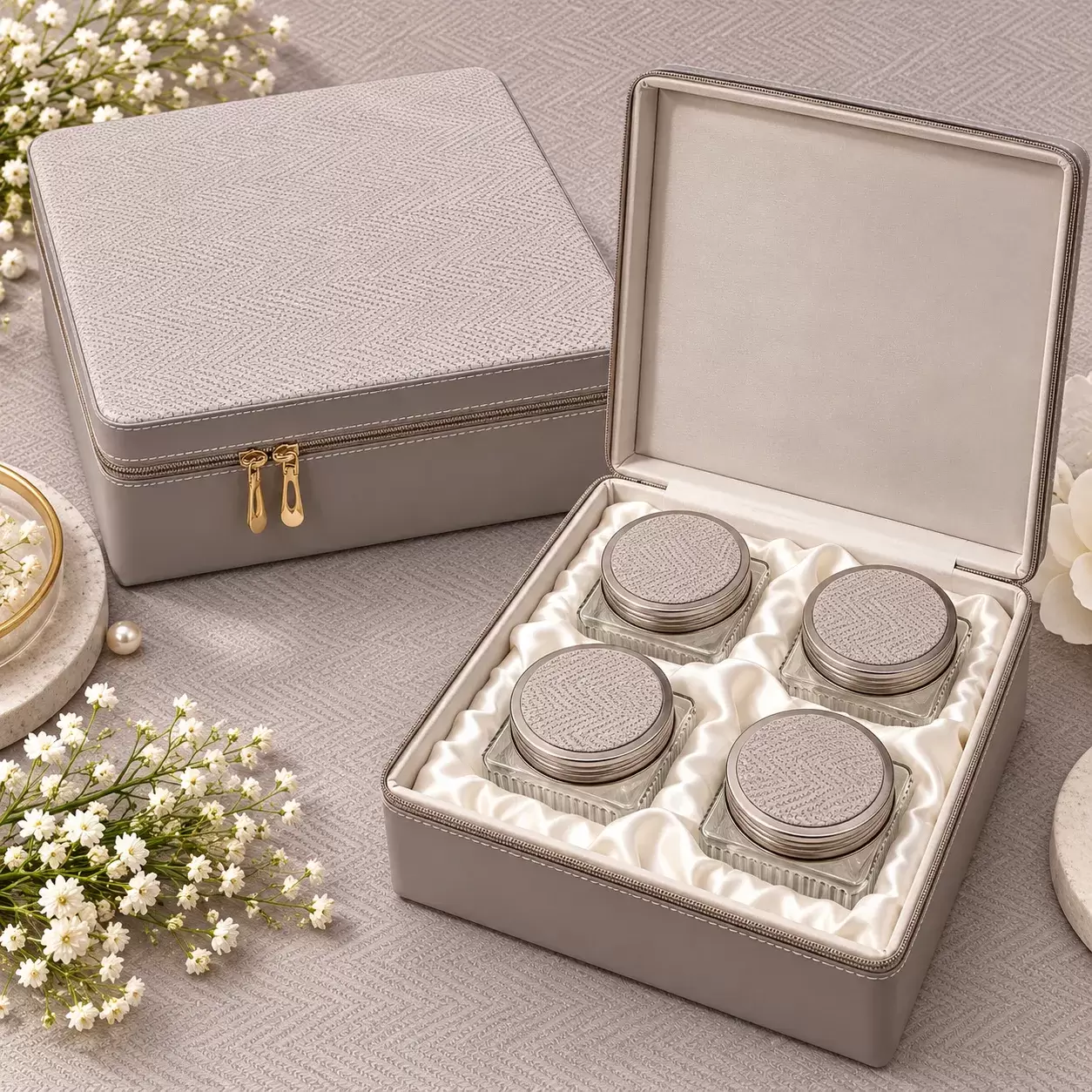 ZIPPER GRAY BOX