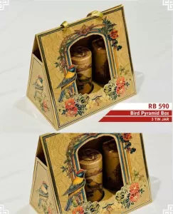 Bird Pyramid Box 3 Jar
